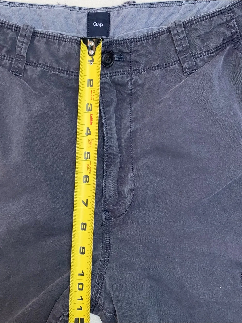 GAP Men's Cargo Shorts Blue Y2K (2009) Paratrooper Utility Skater Street Size 32